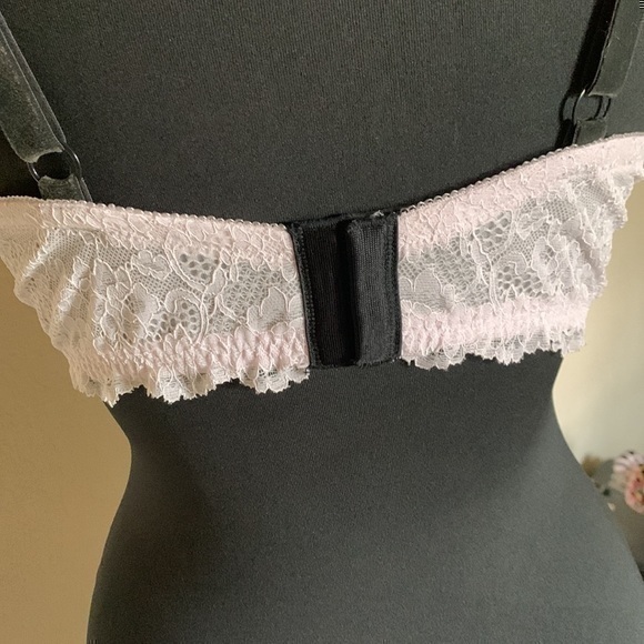 Victoria’s Secret Dream Angels Lined Demi Crystal Tulle Velvet Lace Bra​ Rare - Picture 8 of 13